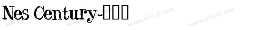 Nes Century字体转换